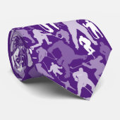 Hockey Player Pattern Neck Tie ネクタイ (ロール)