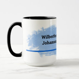 Hockey - Player Silhouette and Puck Personalize マグカップ