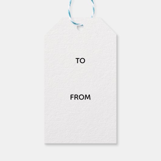 Hockey players on ice ギフトタグ (裏面)