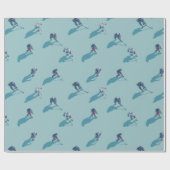 Hockey players on ice ラッピングペーパー (フラット)