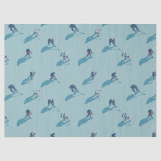 Hockey players on ice 薄葉紙