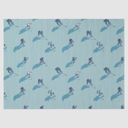 Hockey players on ice 薄葉紙 (正面)