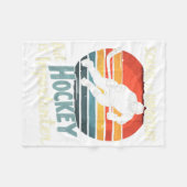 Hockey Priority Over School Funny  フリースブランケット (正面(横))