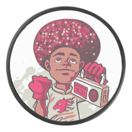 Hockey Puck – YOUTH Power Afro & Boombox Urban  アイスホッケーパック