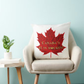 Hockey-Red Maple Leafのカナダ#1 クッション (椅子)