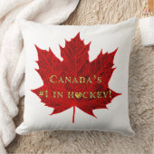 Hockey-Red Maple Leafのカナダ#1 クッション (ブランケット)