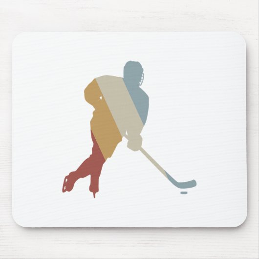 Hockey Retro Style Vintage  マウスパッド (正面)