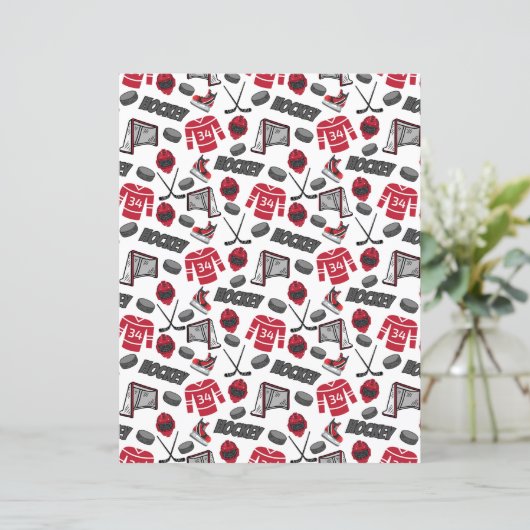 Hockey Scrapbook Paper (スタンド正面)