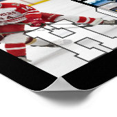 Hockey Senior Graduation 18 Photo Collage ポスター (角)