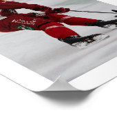 Hockey Senior Night 5 Photo Collage ポスター (角)