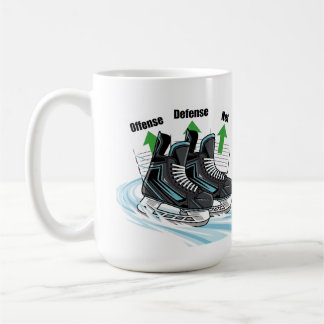 Hockey Skater with stat cards - Mugs コーヒーマグカップ