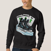 Hockey Skater with stat cards - Tshirts & Sweaters