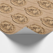 Hockey speler ラッピングペーパー (角)