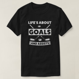 Hockey Team Spirit Quote Tee Tシャツ