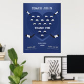 Hockey Thank You Coach Manager – チーム署名 ポスター (ホームオフィス)