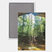 Hocking Hills Ohio Magnet  マグネット (正面/裏面)
