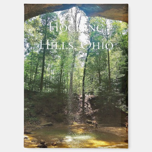 Hocking Hills Ohio Magnet  マグネット (正面)