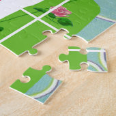 Hockney portrait ジグソーパズル (側面)