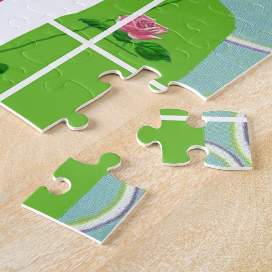 Hockney portrait ジグソーパズル (側面)