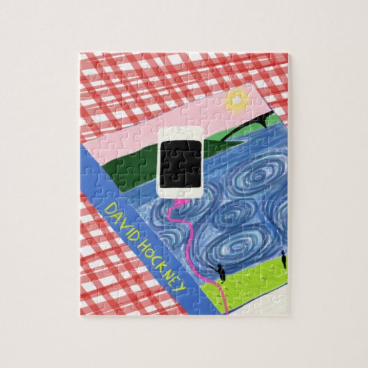 Hockney style ジグソーパズル (縦)
