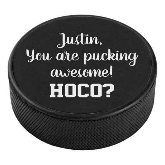 Hocoのプロムの提案の要求のカスタムなアイスホッケー用パック アイスホッケーパック (3/4)