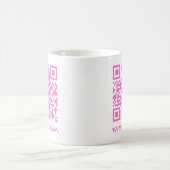HOCO日付のQRコードメッセージ.b コーヒーマグカップ (中央)