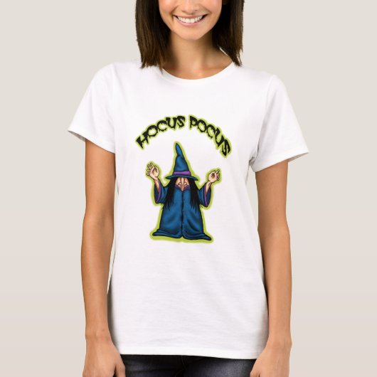 hocusのpocusの女性のTシャツ Tシャツ (正面)