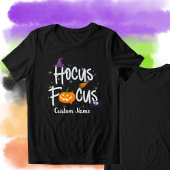 Hocus Focusハロウィーン先生カスタマイズ可能Tシャツ トライブレンドＴシャツ
