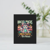 Hocus Focus - コーヒーを飲まないと集中できない エンクロージャーカード (スタンド正面)