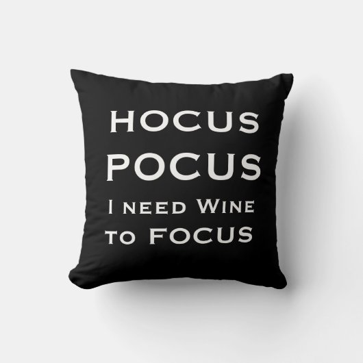 HOCUS POCUSワインを集中させる クッション (正面)