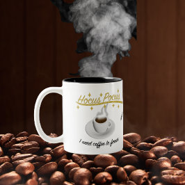Hocus Pocus集中するにはコーヒーが必要 ツートーンマグカップ