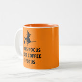 Hocus Pocus コーヒーがないと集中できない ツートーンマグカップ (正面左)