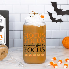 Hocus Pocus コーヒー無しじゃ集中できない ガラス缶