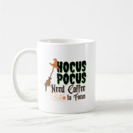 Hocus Pocus、焦点を合わせるためにコーヒーが必要 コーヒーマグカップ