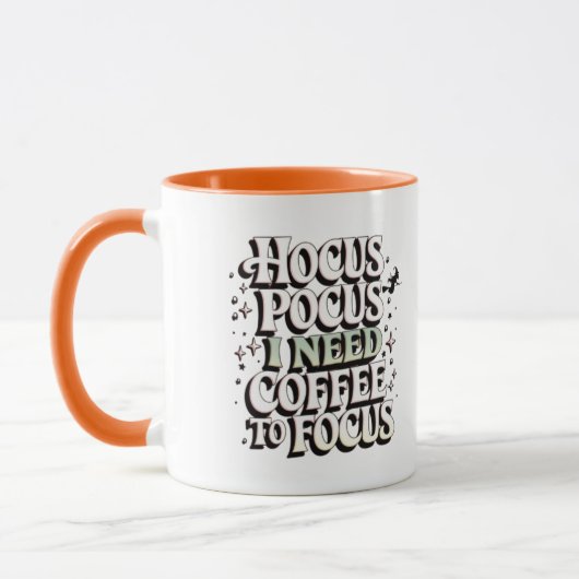 Hocus Pocus Coffee Mug – 集中するにはコーヒーが必要» マグカップ (左)