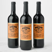 HOCUS POCUS: Enchanting Halloween Bottle Labels! ワインラベル (ボトル)