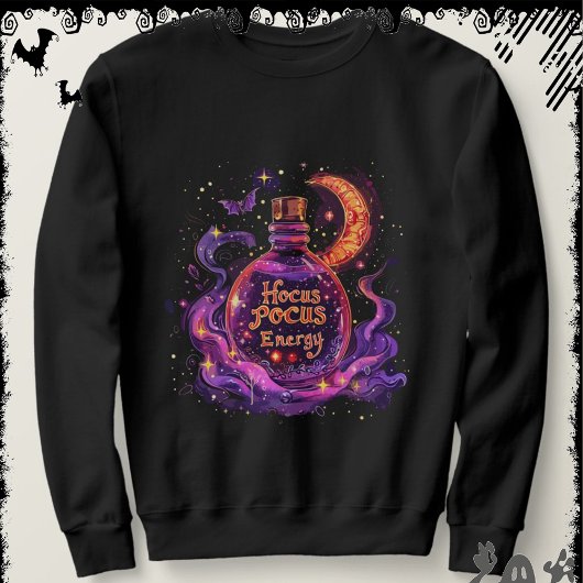 Hocus Pocus Energy | ExDesigner | Halloween スウェットシャツ