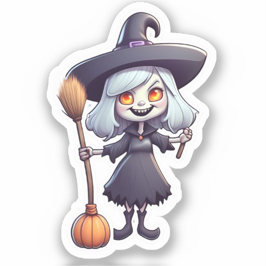 Hocus Pocus Haha：魔女が消えおもしろいた シール (正面)