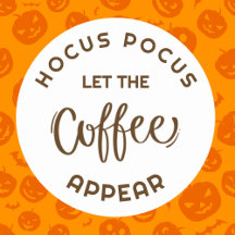 Hocus pocus Halloween Cafe Business ステッカー