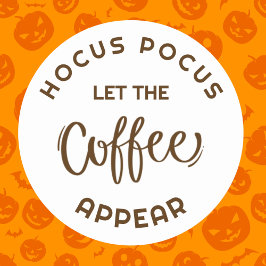 Hocus pocus Halloween Cafe Business ステッカー