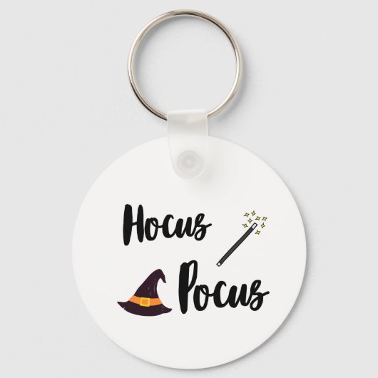 Hocus pocus halloween funny keychain キーホルダー (正面)