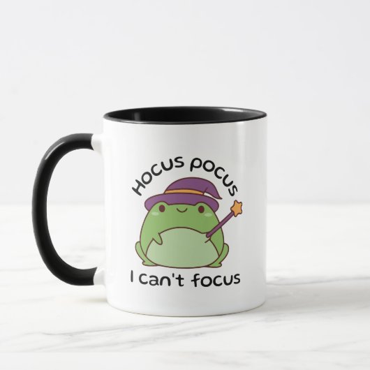 Hocus Pocus I Can’t Focus Frog マグカップ (左)