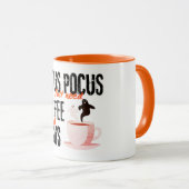 Hocus Pocus I just need Coffee to focus Halloween マグカップ (正面右)