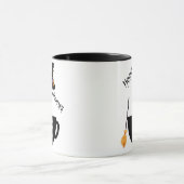Hocus Pocus I Need Coffee to Focus Halloween Mug マグカップ (中央)