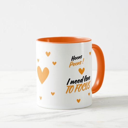 Hocus Pocus I need love マグカップ (正面右)