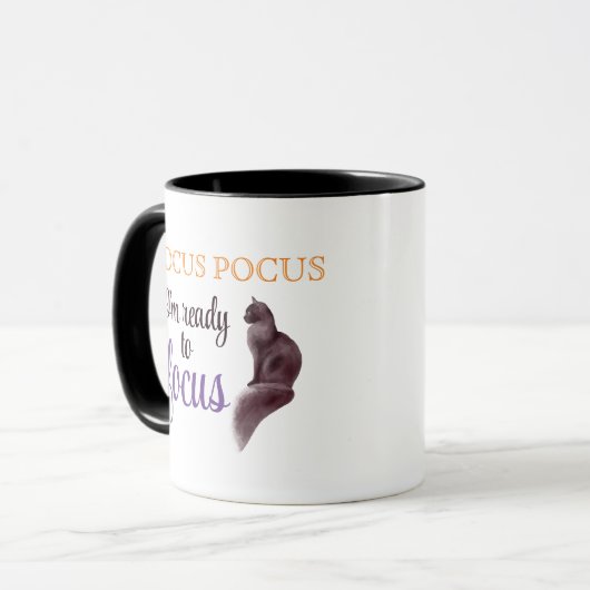 Hocus Pocus I'm Ready to Focus マグカップ (正面左)