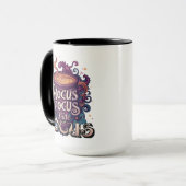 Hocus Pocus Latte Focus カスタム魔法の コーヒー マグカップ (正面左)