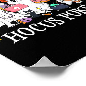 Hocus Poke-us Witch Nurse Funny Halloween Spooky H ポスター (角)