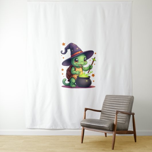 Hocus Shellcus Turtle タペストリー (インサイチュ)