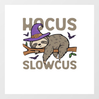Hocus Slowcus Funny Halloween Sloth Classic T-Shir ウィンドウサイン